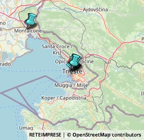 Mappa Via XXX Ottobre, 34132 Trieste TS, Italia (7.84643)
