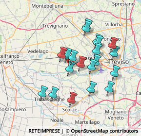 Mappa Via Bassa, 31050 Morgano TV, Italia (6.3035)