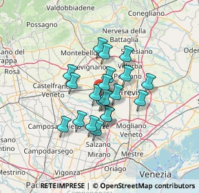 Mappa Via Bassa, 31050 Morgano TV, Italia (9.37)
