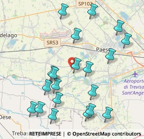 Mappa Via Bassa, 31050 Morgano TV, Italia (4.5325)