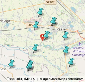 Mappa Via Bassa, 31050 Morgano TV, Italia (4.44615)