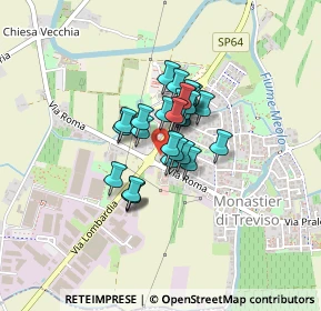 Mappa Via Roma, 31050 Monastier di Treviso TV, Italia (0.23929)