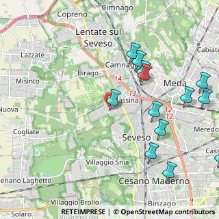 Mappa Via Cesare Battisti, 20825 Barlassina MB, Italia (2.46)