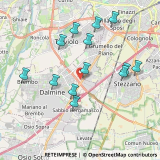 Mappa Via roggia serio grande, 24044 Dalmine BG, Italia (2.07231)