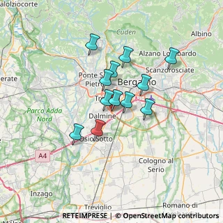 Mappa Via Roggia Grande Serio, 24044 Dalmine BG, Italia (5.09)
