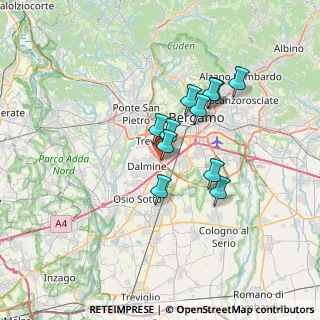 Mappa Via Roggia Grande Serio, 24044 Dalmine BG, Italia (5.23818)