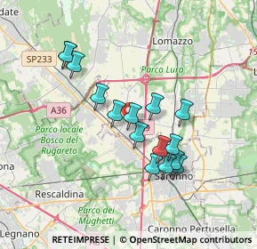 Mappa Via Galli, 22078 Turate CO, Italia (3.09733)