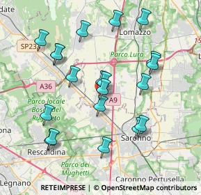 Mappa Via Galli, 22078 Turate CO, Italia (3.794)