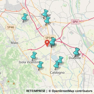 Mappa Via Fornaci Vecchie, 36030 Villaverla VI, Italia (4.03182)