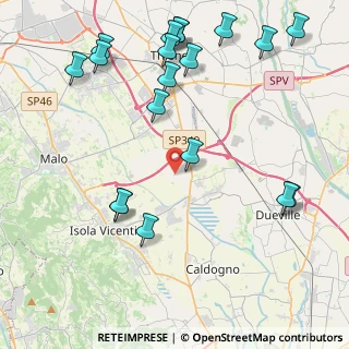 Mappa Via Fornaci Vecchie, 36030 Villaverla VI, Italia (5.22737)