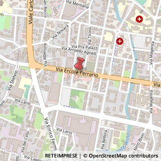 Mappa Via E. Ferrario, 33, 21013 Gallarate, Varese (Lombardia)