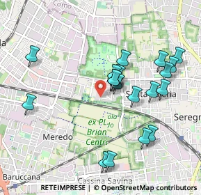 Mappa Via Giorgione, 20831 Seregno MB, Italia (0.93)