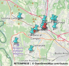 Mappa Via Giuseppe Verdi, 21010 Cardano Al Campo VA, Italia (3.01)