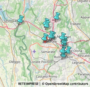 Mappa Via Giuseppe Verdi, 21010 Cardano Al Campo VA, Italia (5.75)