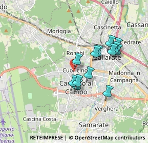 Mappa Via Giuseppe Verdi, 21010 Cardano Al Campo VA, Italia (1.50077)