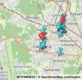 Mappa Via Giuseppe Verdi, 21010 Cardano Al Campo VA, Italia (1.605)