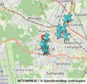 Mappa Via Giuseppe Verdi, 21010 Cardano Al Campo VA, Italia (1.39455)