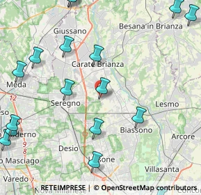 Mappa Via della Repubblica, 20847 Albiate MB, Italia (5.86235)