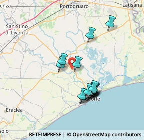 Mappa Via Alessandro Volta, 30021 Caorle VE, Italia (6.55353)