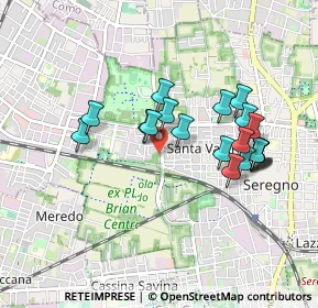 Mappa Via Giambattista Tiepolo, 20831 Seregno MB, Italia (0.827)