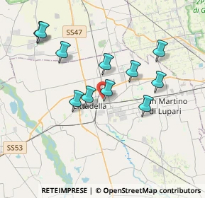 Mappa Contrà Corte Tosoni, 35013 Cittadella PD, Italia (3.40909)