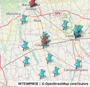 Mappa Contrà Corte Tosoni, 35013 Cittadella PD, Italia (8.9935)