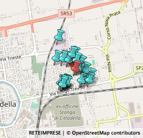 Mappa Contrà Corte Tosoni, 35013 Cittadella PD, Italia (0.20769)