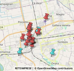 Mappa Contrà Corte Tosoni, 35013 Cittadella PD, Italia (1.30895)