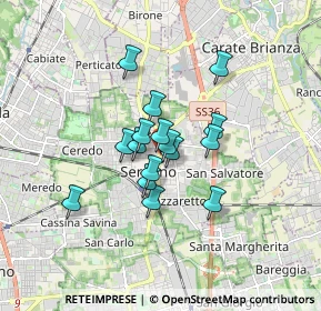 Mappa Via Francesco Petrarca, 20831 Seregno MB, Italia (1.14938)
