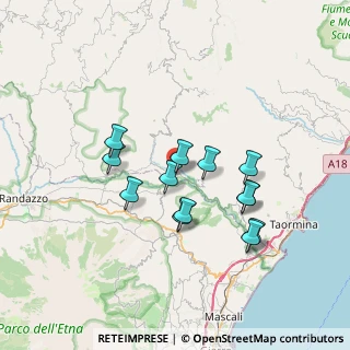 Mappa Via Regina Margherita, 98034 Francavilla di Sicilia ME, Italia (6.82692)