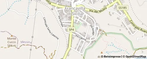 Mappa Francavilla di Sicilia