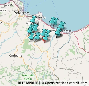 Mappa Vicolo I Trieste, 90023 Ciminna PA, Italia (10.297)