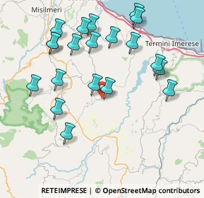 Mappa Via Anime Sante, 90023 Ciminna PA, Italia (9.5645)