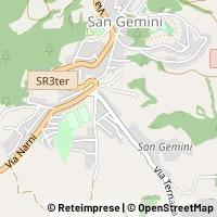 Karte San Gemini