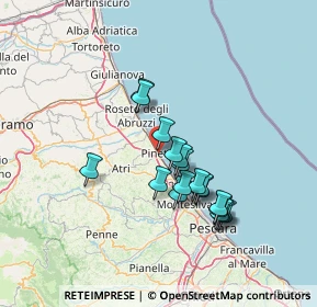 Mappa Via Gabriele d'Annunzio, 64025 Pineto TE, Italia (12.35222)