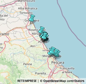 Mappa Via Gabriele d'Annunzio, 64025 Pineto TE, Italia (6.01071)