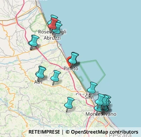 Mappa Via Nicola Patelli, 64025 Pineto TE, Italia (9.136)