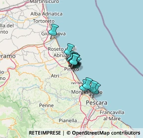 Mappa Via Nicola Patelli, 64025 Pineto TE, Italia (5.98643)