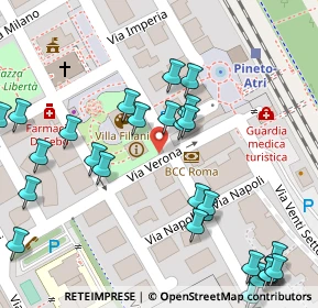 Mappa Piazza Stazione, 64025 Pineto TE, Italia (0.07241)