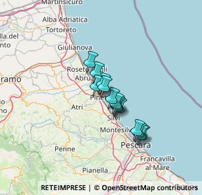 Mappa Via Palermo, 64025 Pineto TE, Italia (9.10786)