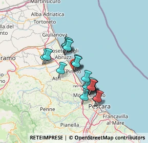 Mappa Via Palermo, 64025 Pineto TE, Italia (10.058)