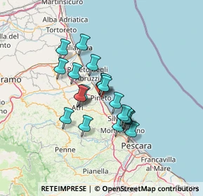 Mappa Via Palermo, 64025 Pineto TE, Italia (10.417)