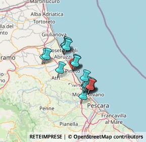 Mappa Via Palermo, 64025 Pineto TE, Italia (9.3435)