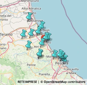 Mappa Via Cannuccia, 64025 Pineto TE, Italia (12.46188)