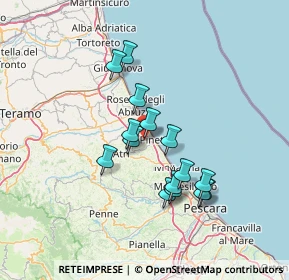 Mappa Via Cannuccia, 64025 Pineto TE, Italia (12.32267)