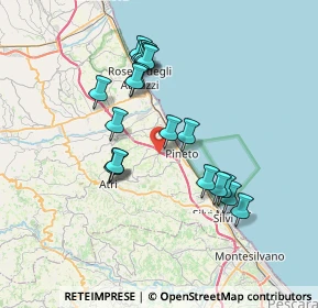 Mappa Via Cannuccia, 64025 Pineto TE, Italia (6.85474)