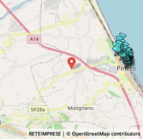 Mappa Contrada Solagnone, 64025 Pineto TE, Italia (2.919)