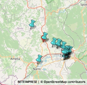 Mappa Via Ternana, 05029 San Gemini TR, Italia (8.2255)