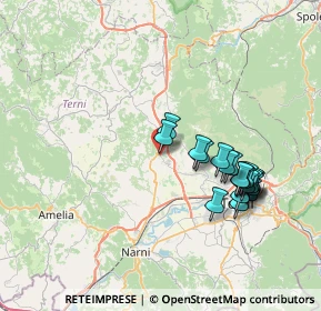 Mappa Via Ternana, 05029 San Gemini TR, Italia (7.5695)