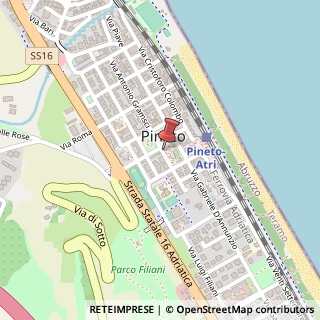 Mappa Via Trieste angolo, Via A. Gramsci, 64025 Pineto TE, Italia, 64025 Pineto, Teramo (Abruzzo)
